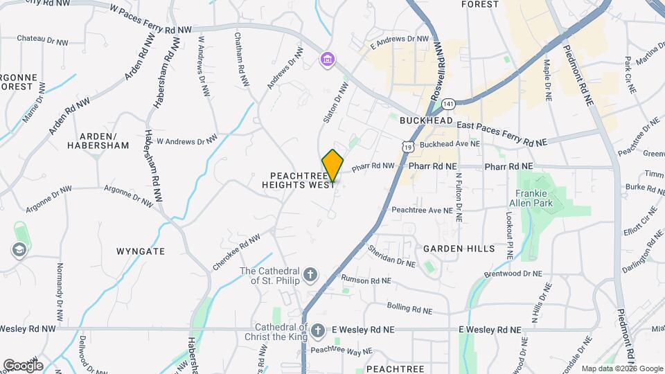 3060 Pharr Ct S Northwest, Unit 612 Map and Location Details