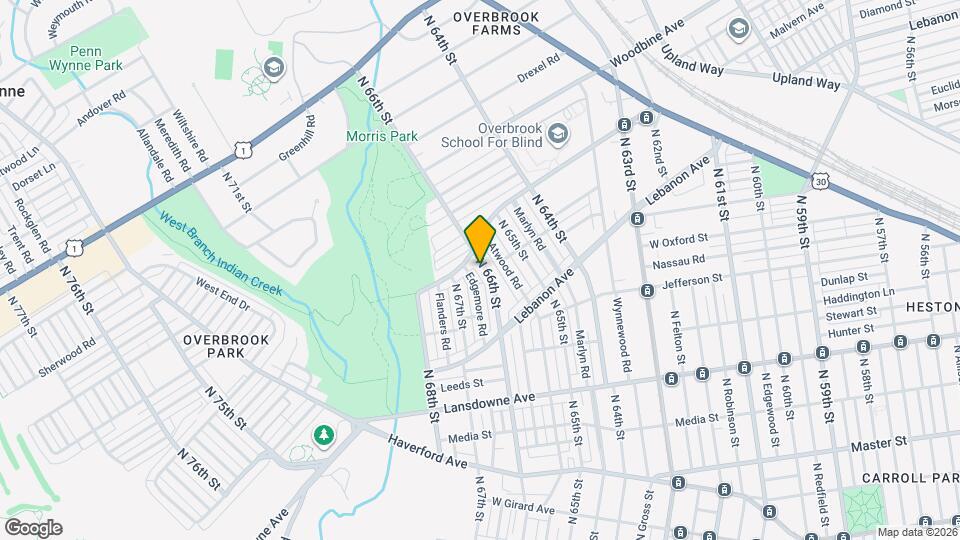 1000 N 66th St Map and Location Details