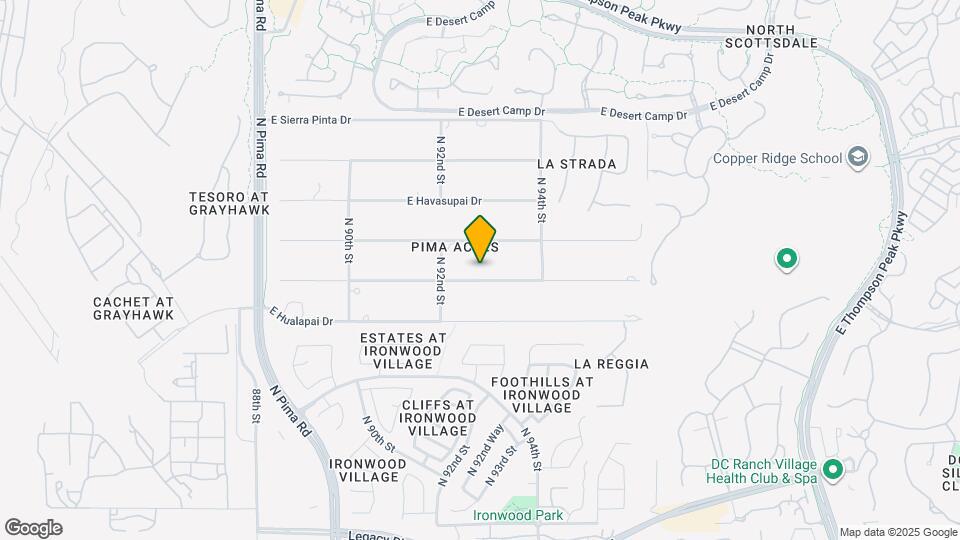 9222 E Rimrock Dr Map and Location Details