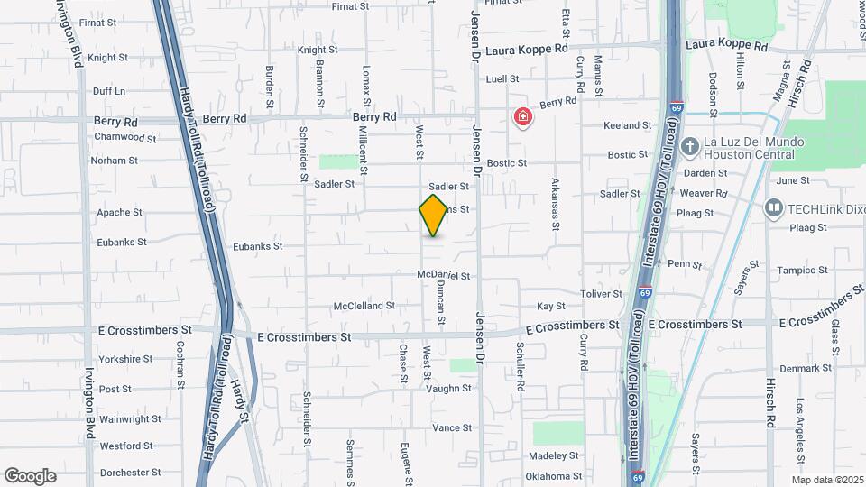 2611 Huntington Creek Ln Map and Location Details