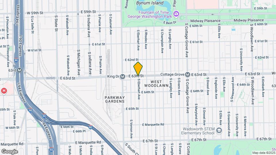6300 S Eberhart Ave Mapa y Detalles de la Ubicación