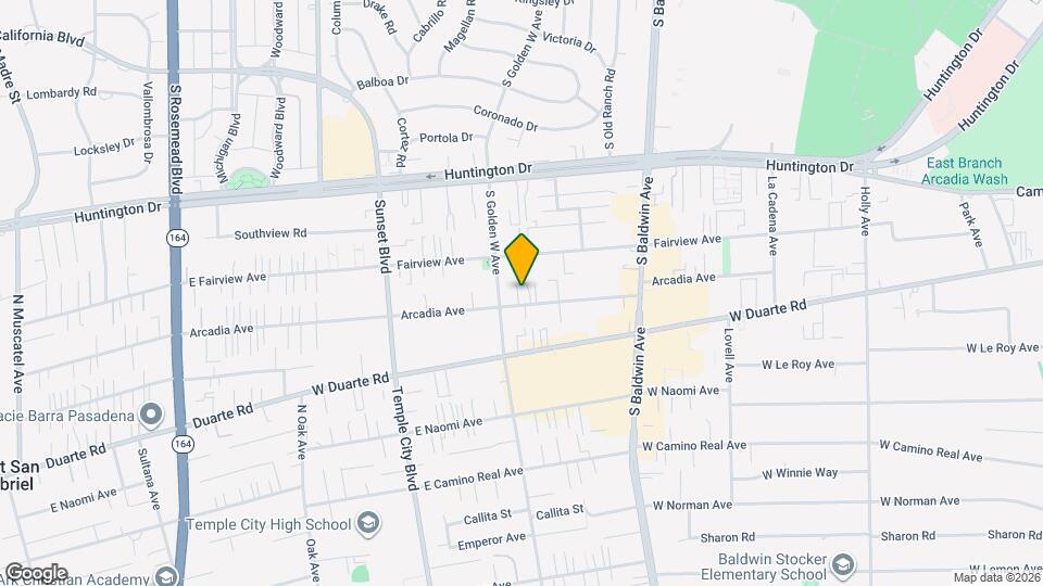 845 Arcadia Ave Map and Location Details