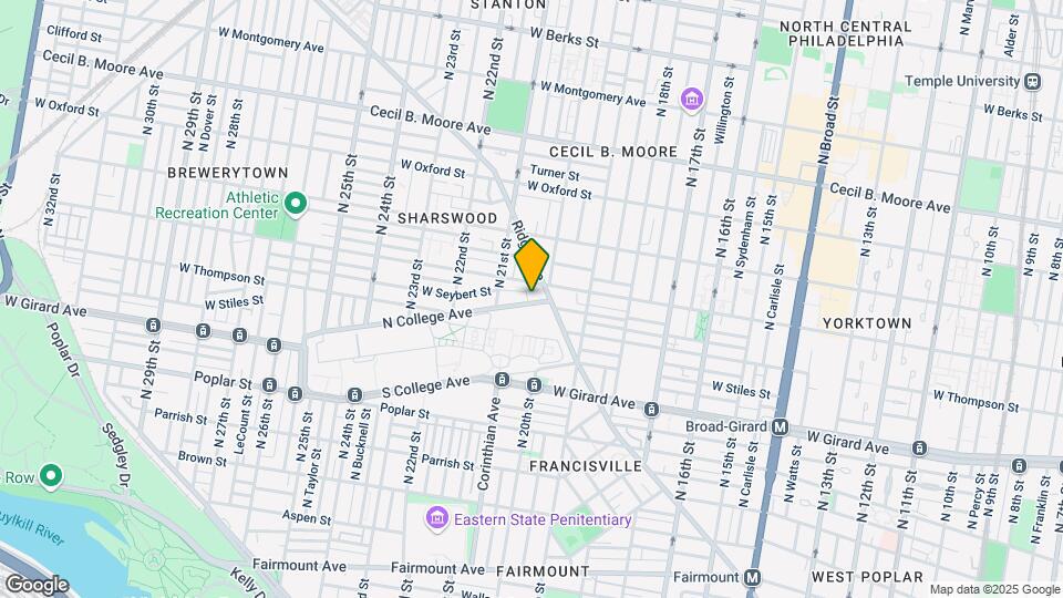 2015 N College Ave Map and Location Details