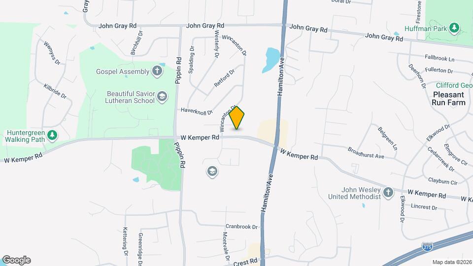 2482 W Kemper Rd Map and Location Details