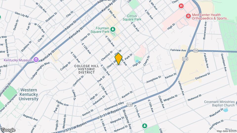 1036 Park St Mapa y Detalles de la Ubicación