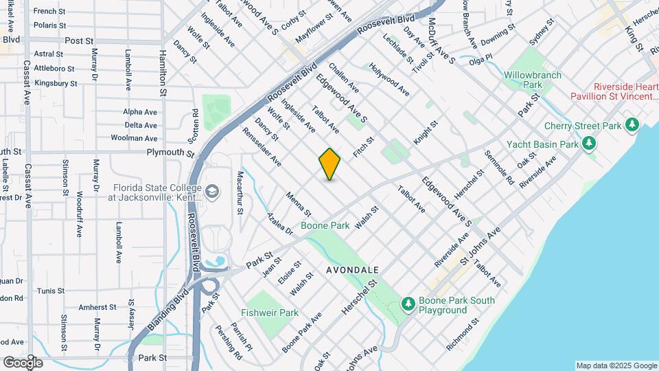 1403 Dancy St Map and Location Details