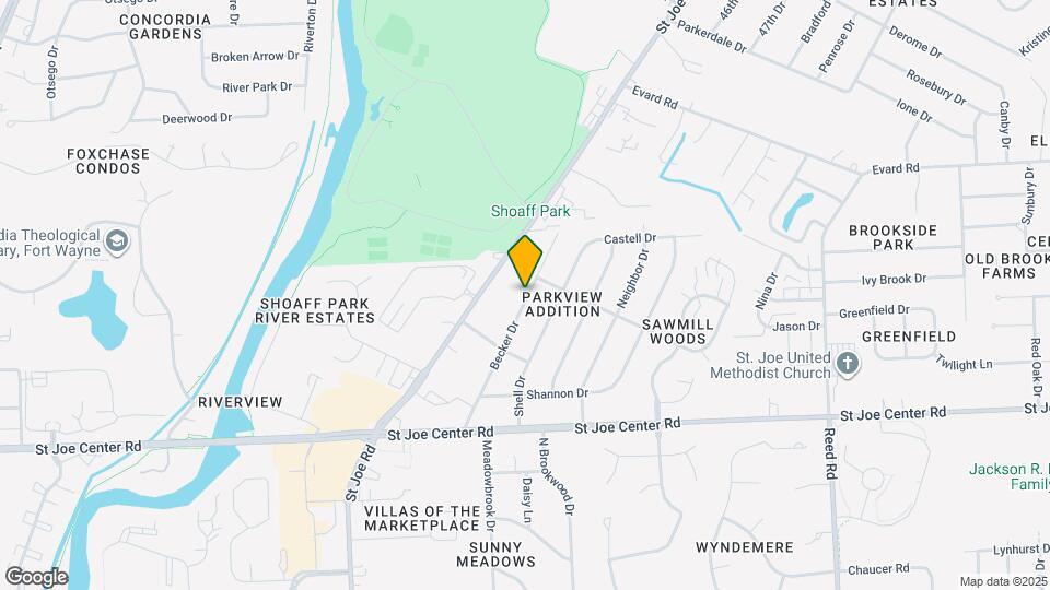 6227 Becker Dr Map and Location Details