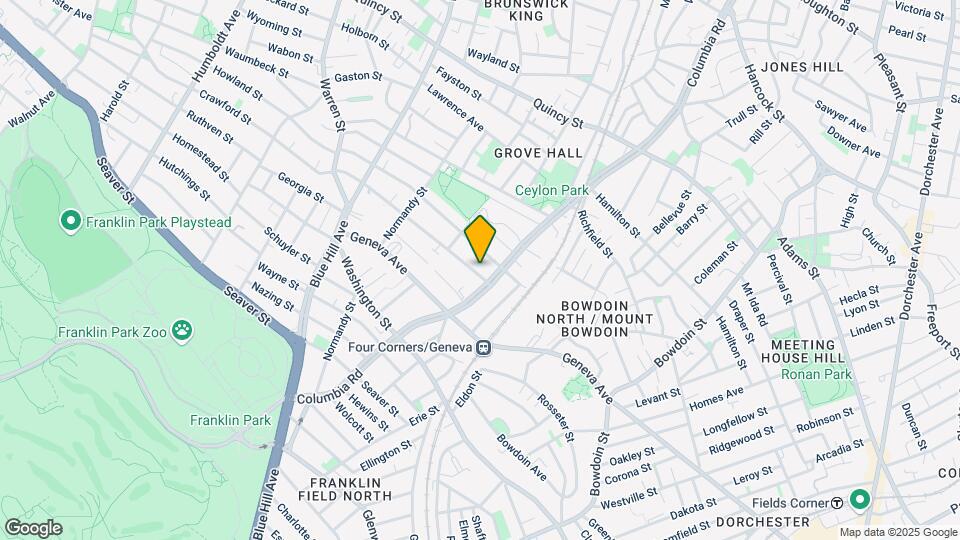 154 Stanwood St, Unit #2 Map and Location Details
