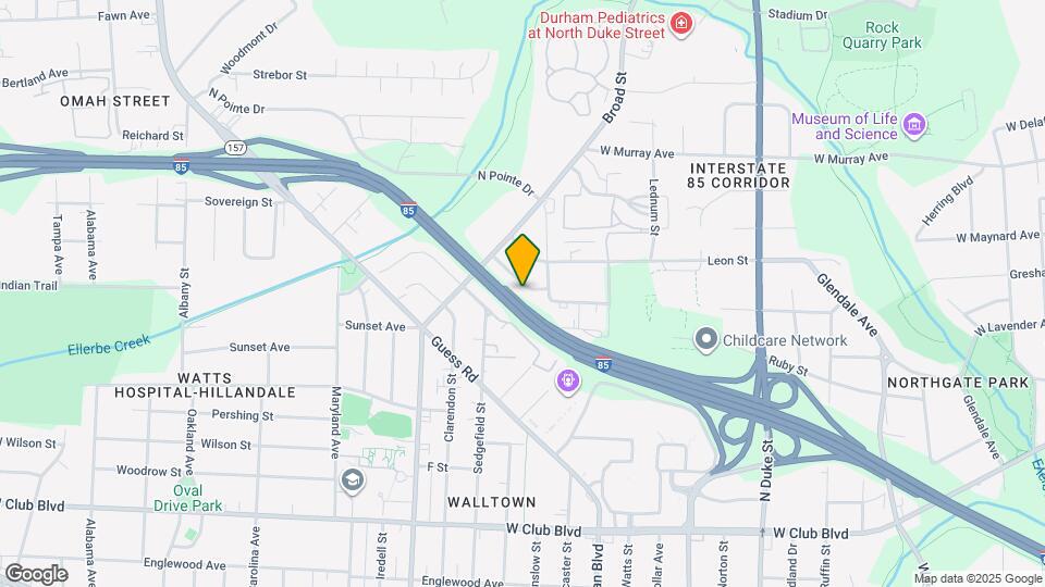 1411 Hudson Ave Map and Location Details