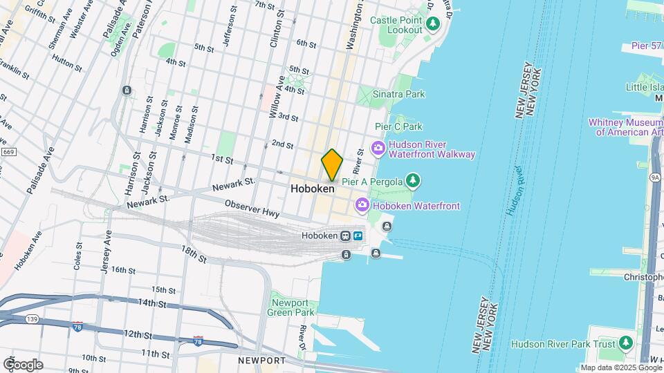 96 Hudson St Map and Location Details