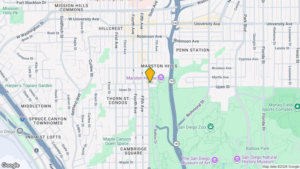 3415 6th Ave, Unit Penthouse Mapa y Detalles de la Ubicación