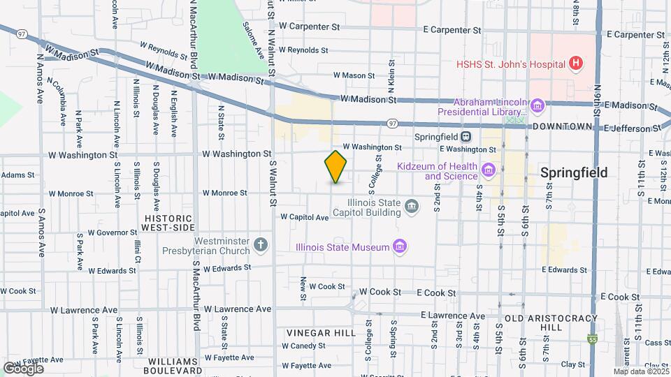 423 W Monroe St Map and Location Details
