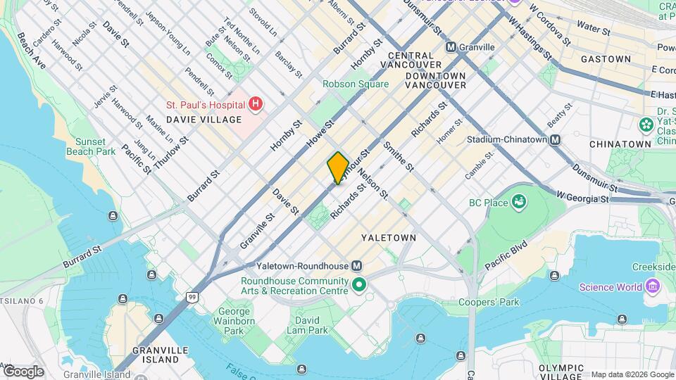 1082-1082 Seymour St Map and Location Details