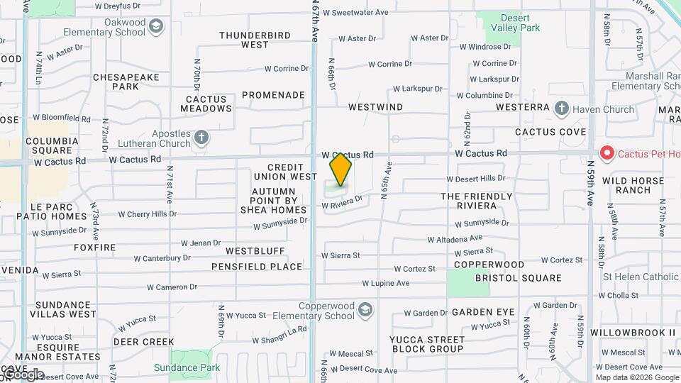 6610 W Laurel Ave Map and Location Details