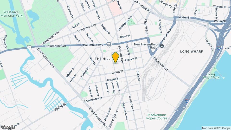 125 Dewitt St, Unit 2A Map and Location Details