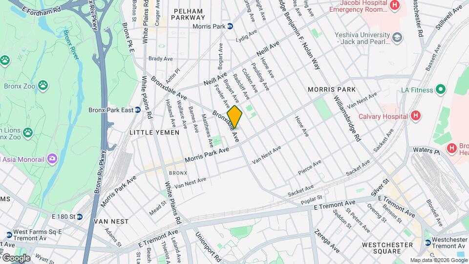 18xx Bronxdale Ave Map and Location Details