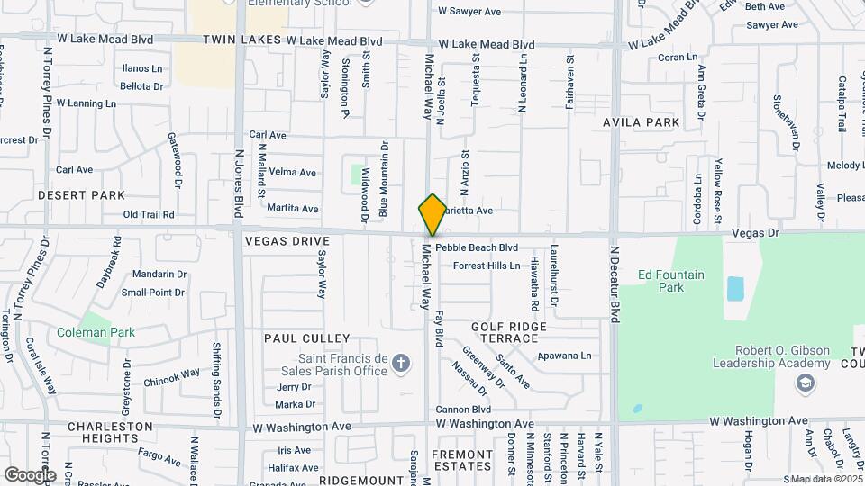 5248 Pebble Beach Blvd Map and Location Details