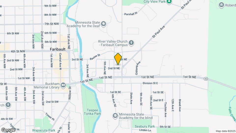 616 2nd St NE Map and Location Details