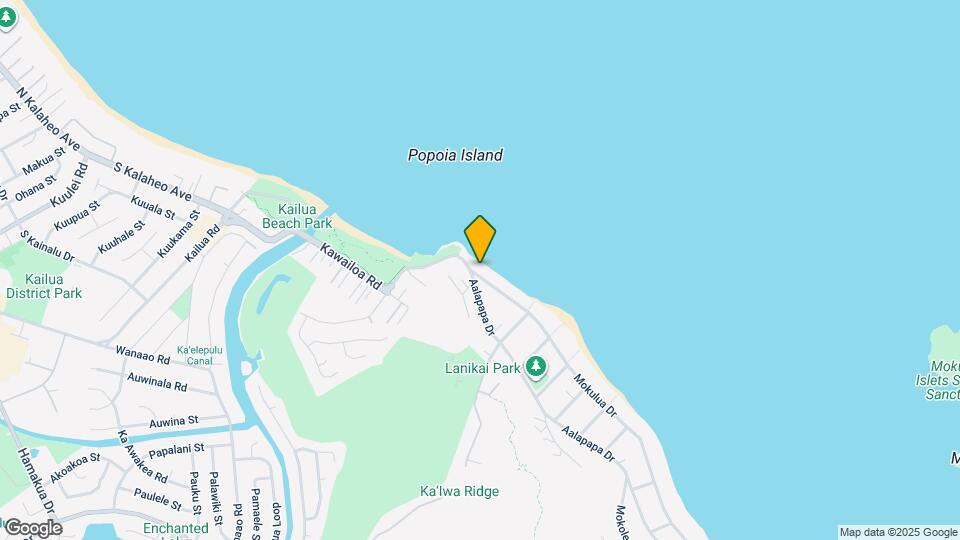 756 Mokulua Dr Map and Location Details