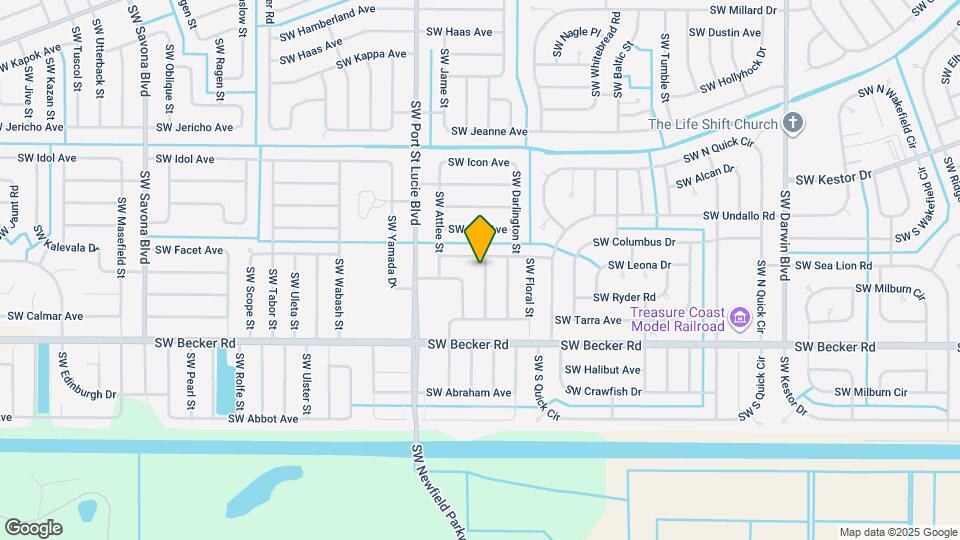 4514 SW Calloway St Map and Location Details