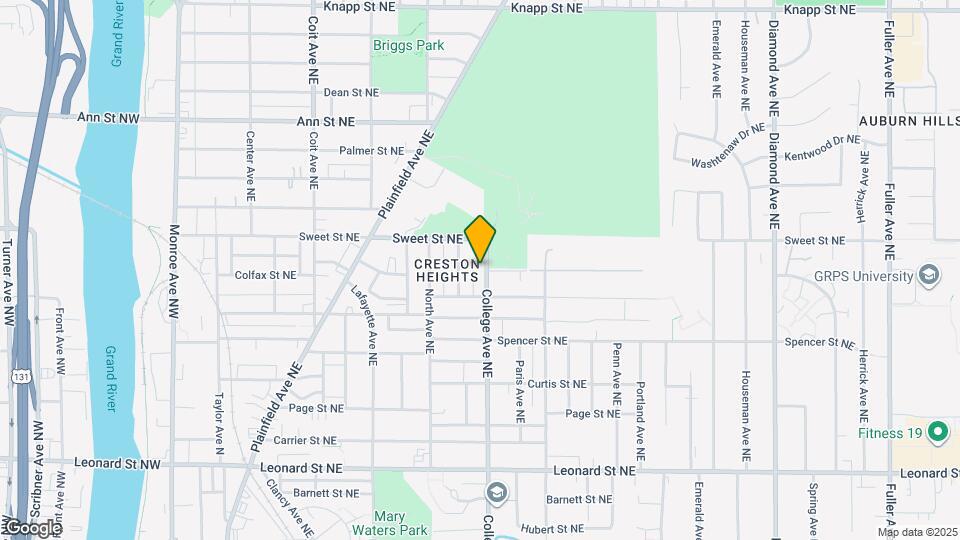 1529 College Ave NE Map and Location Details