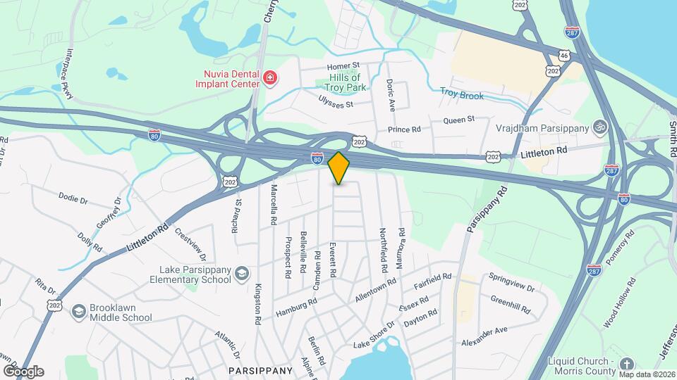 260 Everett Rd Map and Location Details