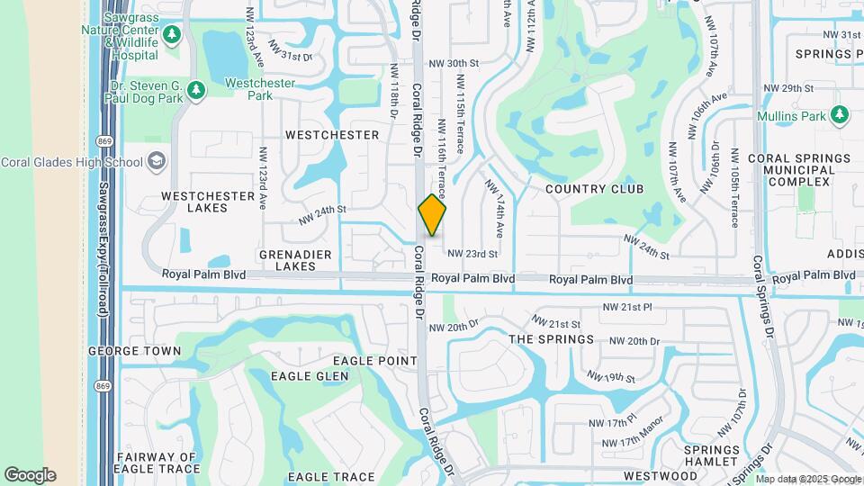 11617 NW 23rd Ct Map and Location Details