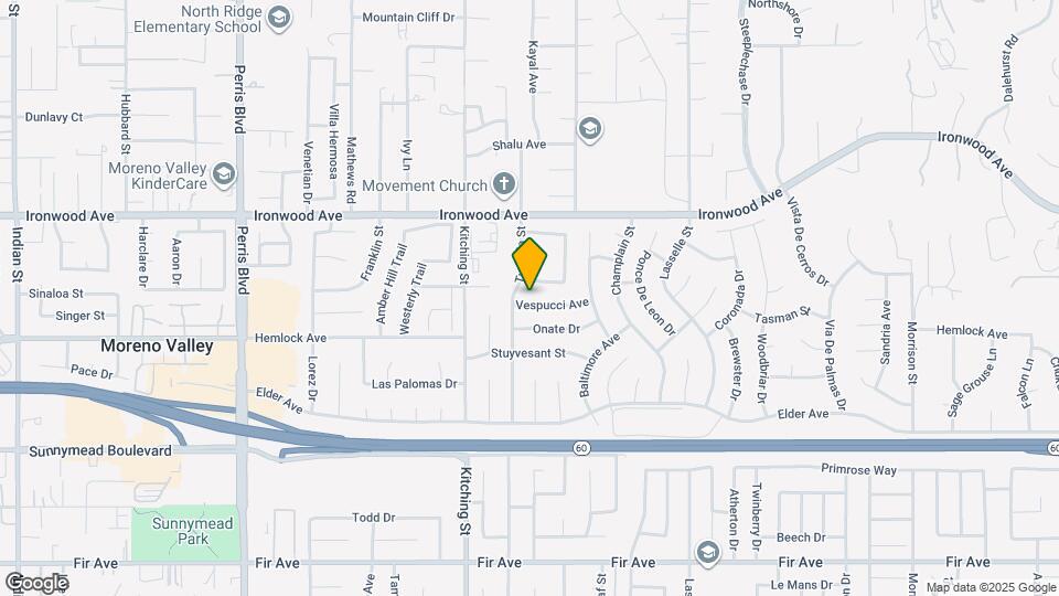 25626 Vespucci Ave Map and Location Details