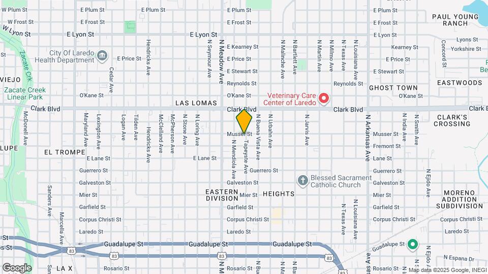 1719 Musser St Map and Location Details