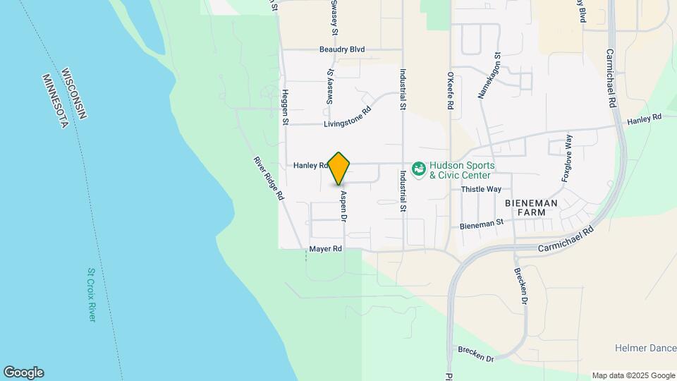 1607 Aspen Dr Map and Location Details