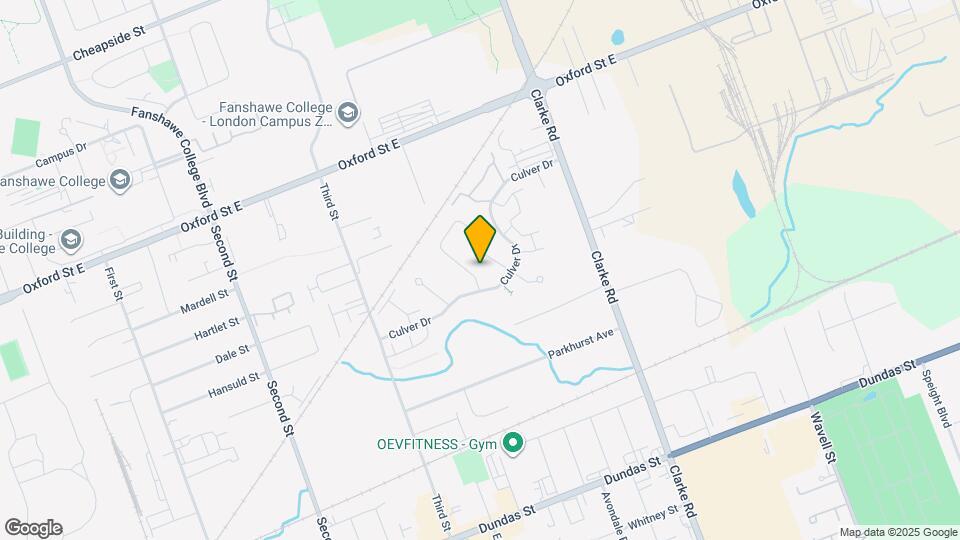 77 Culver Crescent Map and Location Details