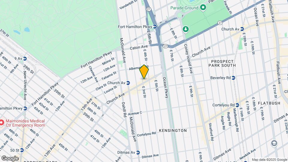327 E 3rd St Map and Location Details