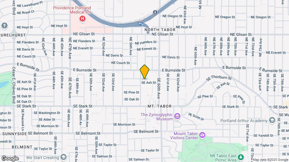 5723 SE Ash St Mapa y Detalles de la Ubicación