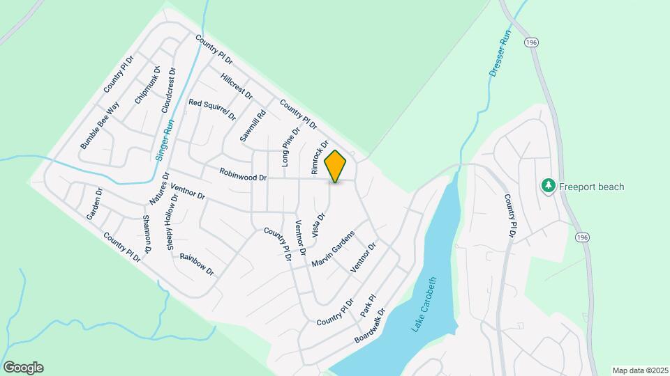 7032 Vista Dr Map and Location Details