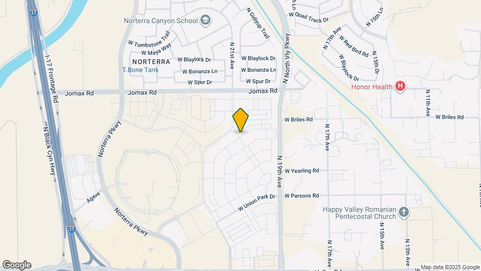 26205 N 19th Ln Mapa y Detalles de la Ubicación