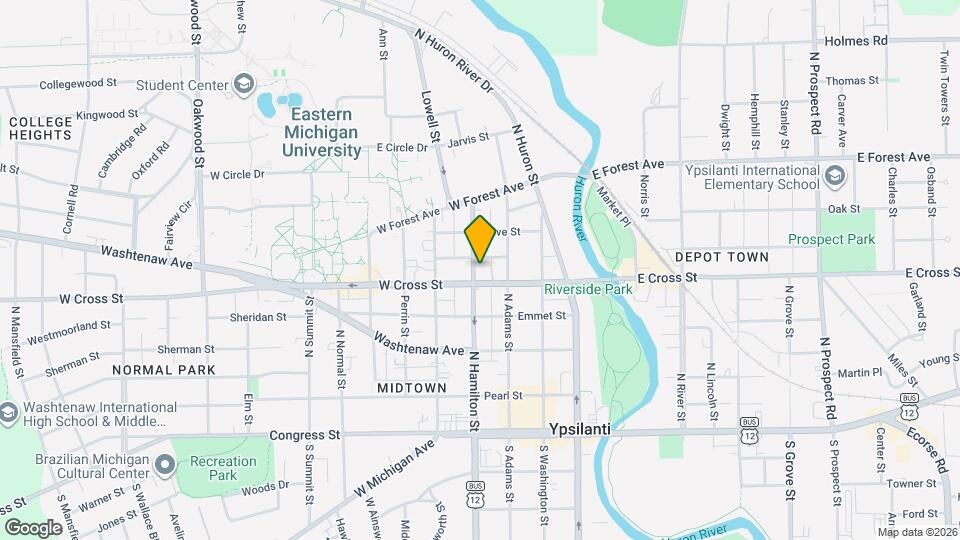 406 N Hamilton St, Unit 4 Map and Location Details