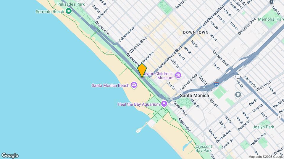 1347 Palisades Beach Rd Mapa y Detalles de la Ubicación