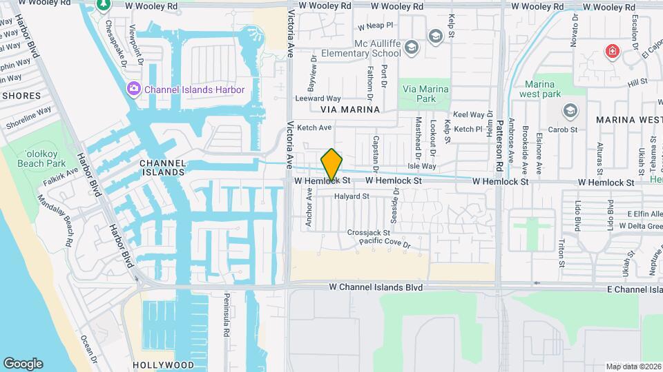 752 W Hemlock St Map and Location Details