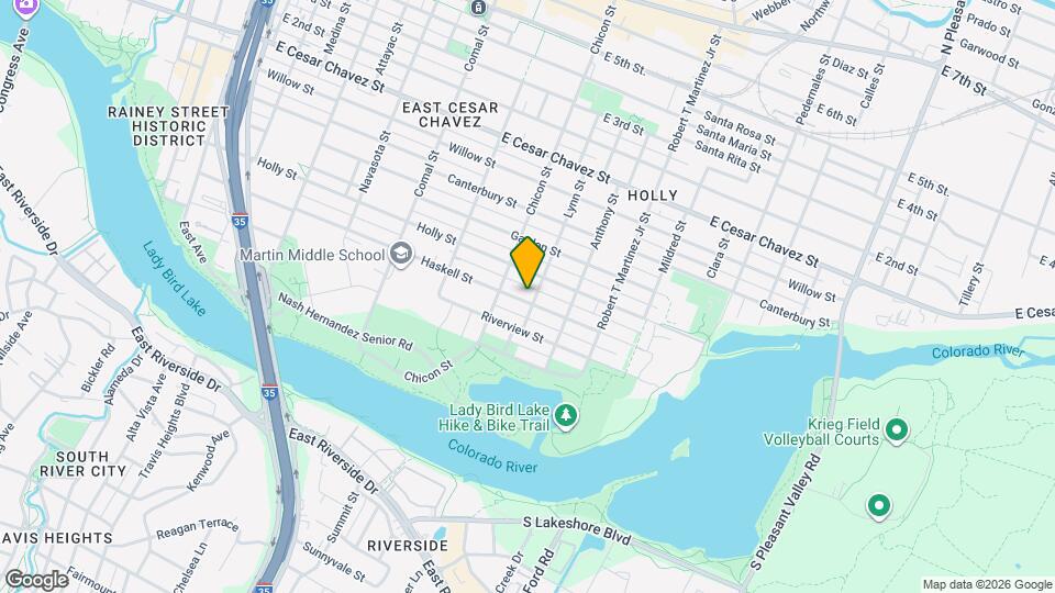 1912 Haskell St Map and Location Details