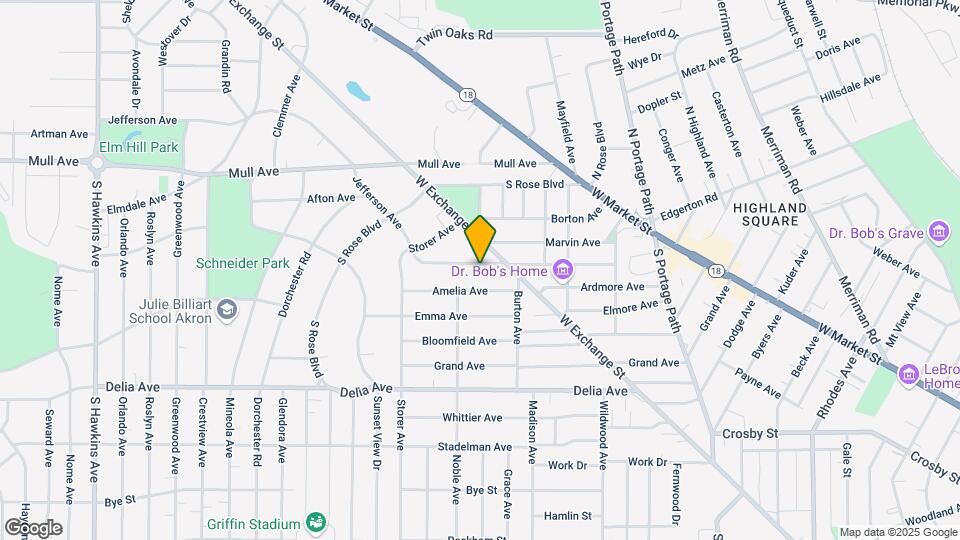 1084 Jefferson Ave Mapa y Detalles de la Ubicación