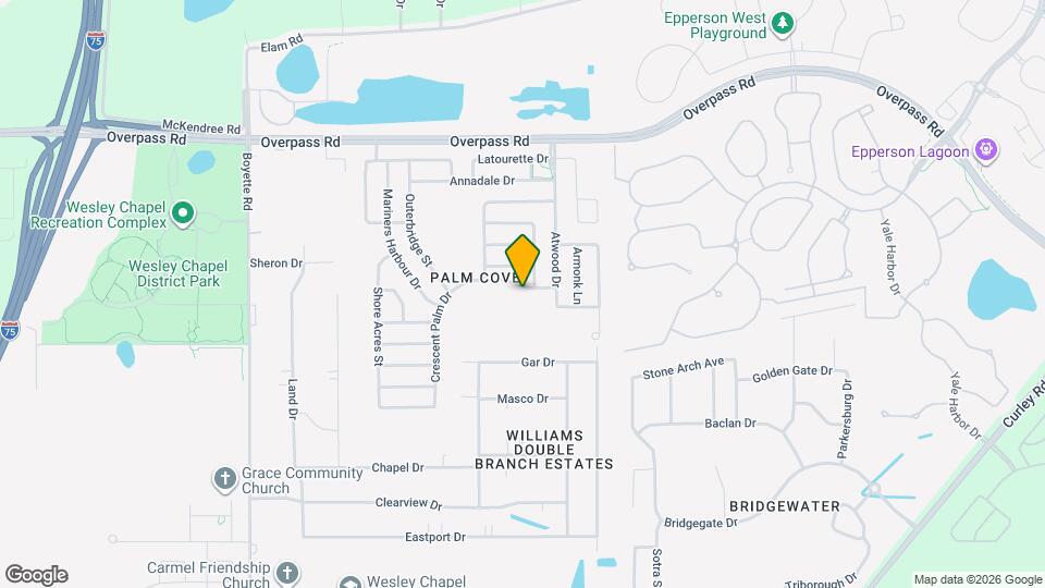 7730 Crescent Palm Dr Map and Location Details