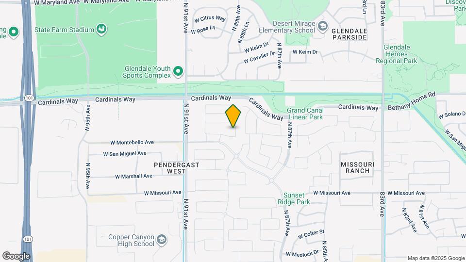 5824 N 89th Dr Map and Location Details