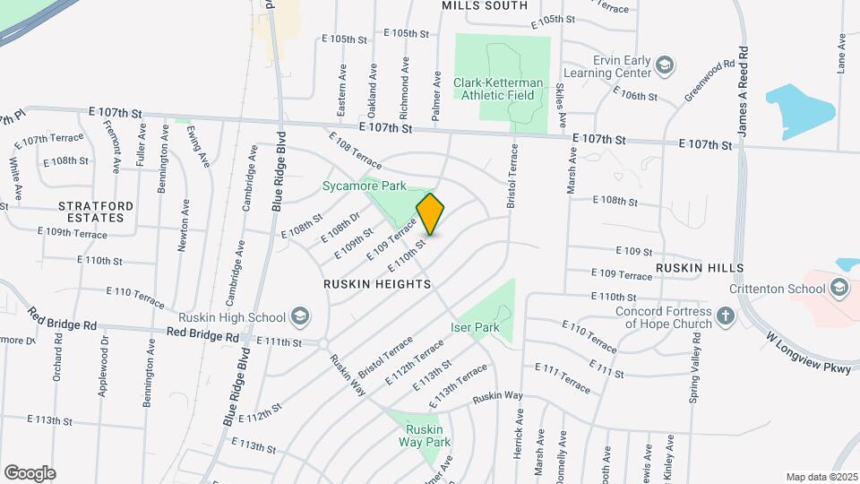 7607 E 110th St Map and Location Details