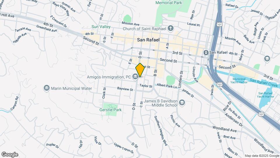 520 D St Map and Location Details