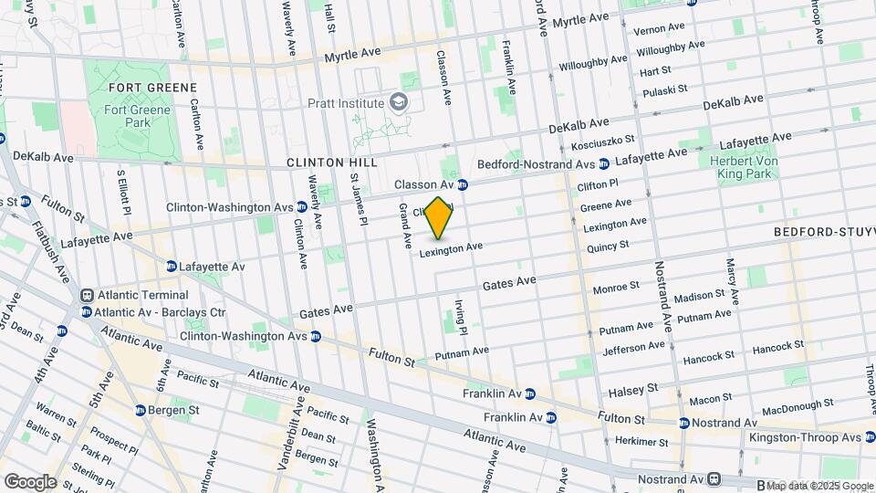 29 Lexington Ave Map and Location Details