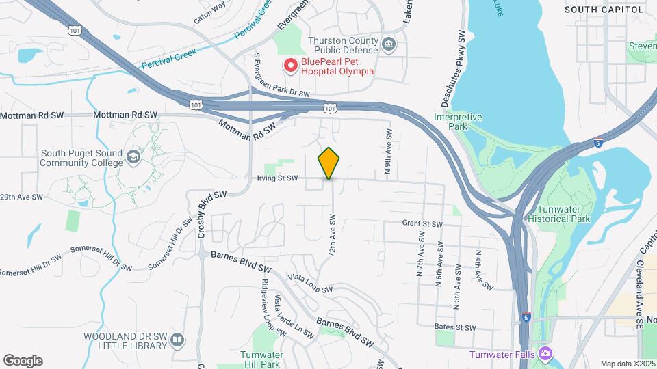 1203 Irving St SW Map and Location Details