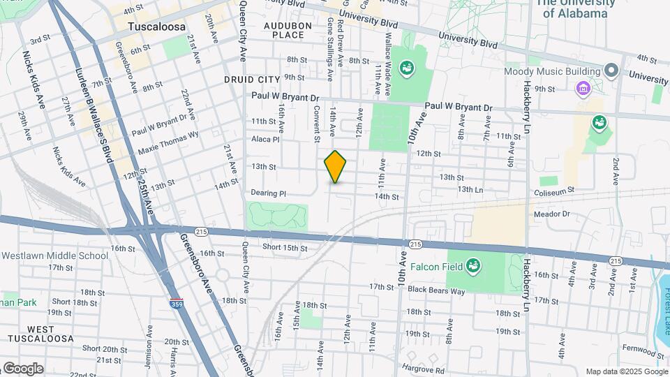 1323 14th Ave Map and Location Details