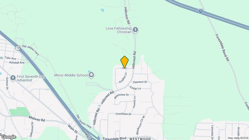 3032 Summit Ridge Dr Map and Location Details