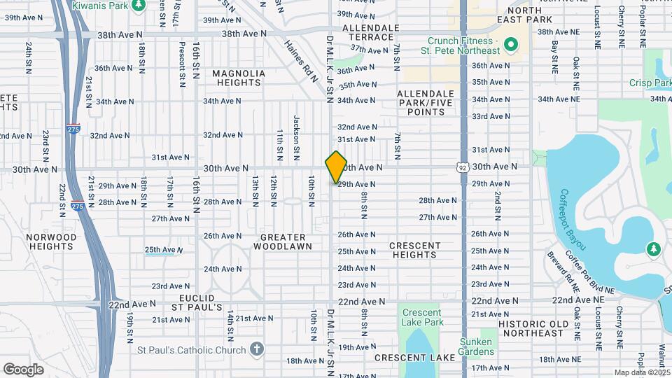 2827 Dr. Martin Luther King Jr St N Map and Location Details