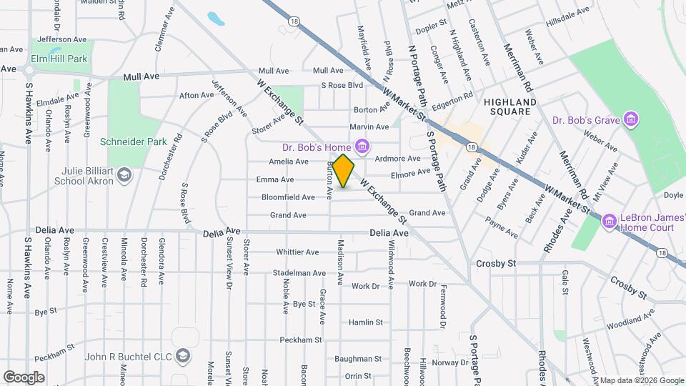 284 Gordon Dr Map and Location Details